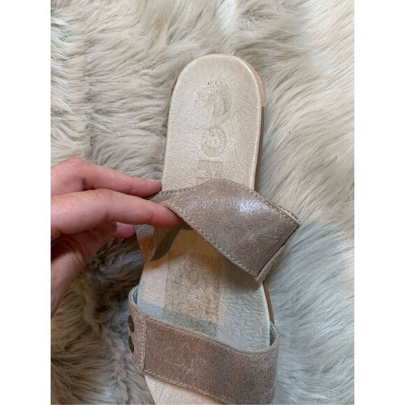 NWOT Sorel Torpeda Slide Il leather sandals size 9 - Picture 5 of 7
